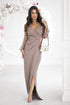 Robe longue model 199010 Bicotone